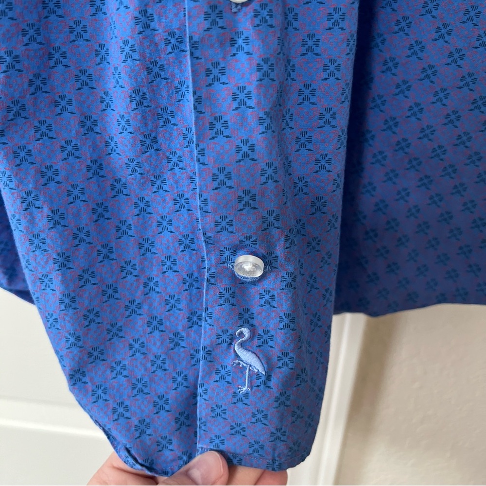 Tailorbyrd Patterned Button Down Medium - image 5
